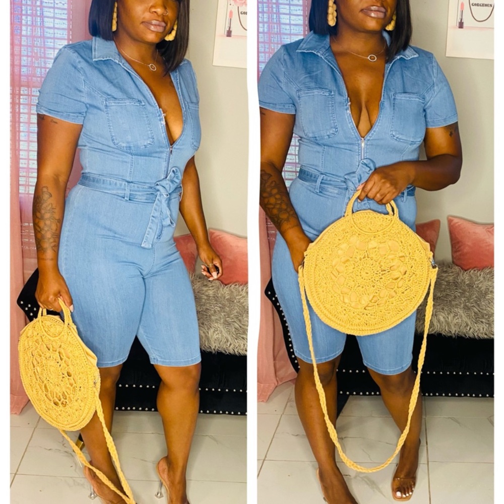 Anything Denim Romper